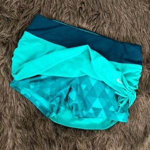 Turquoise Nike Athletic Skort